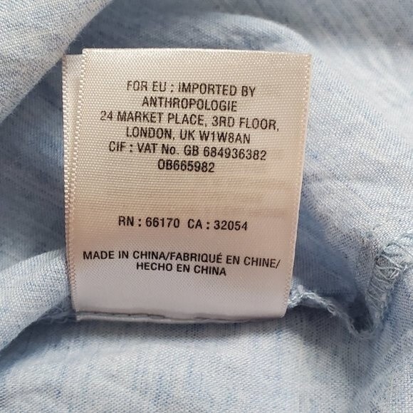 Postmark Anthro Drew Off the Shoulder Layered Reddish Orange Denim Top Size S - Picture 13 of 13